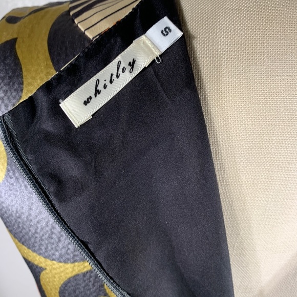 Whitley by Johnny Was Obi Belted Peplum Silk top S - Picture 3 of 7